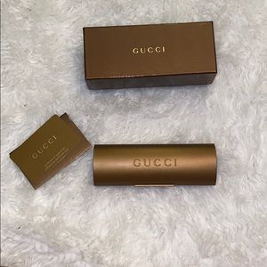Gucci eyeglass case with original box